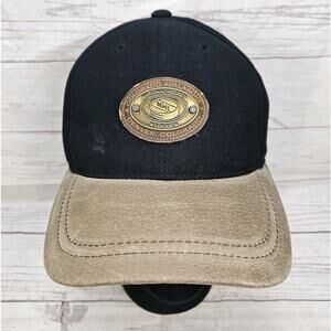 Colorado Avalanche American Needle Metal Emblem Leather Bill Strapback Hat Cap